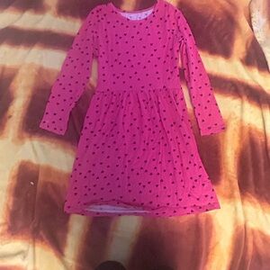 Carter's Pink Heart Pattern Dress
